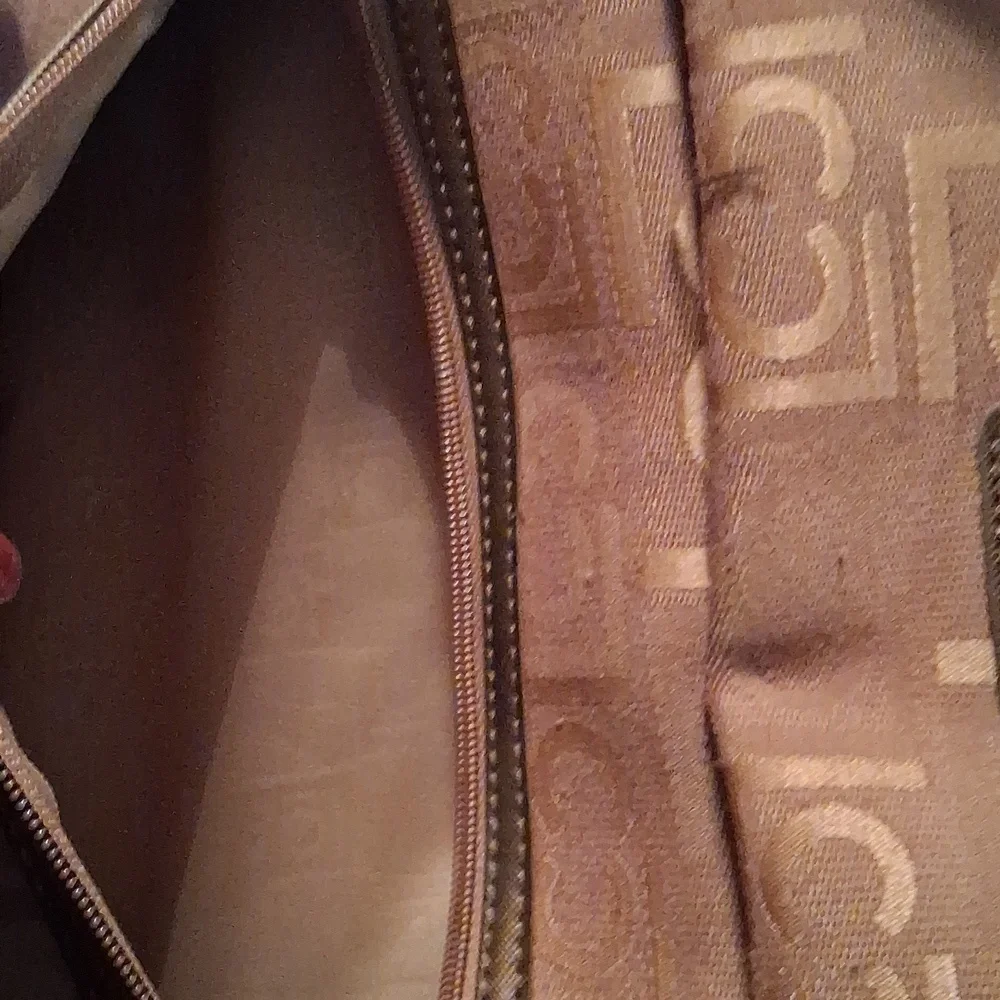 Brown Logo Tote,Luggage, Or Diaper Bag